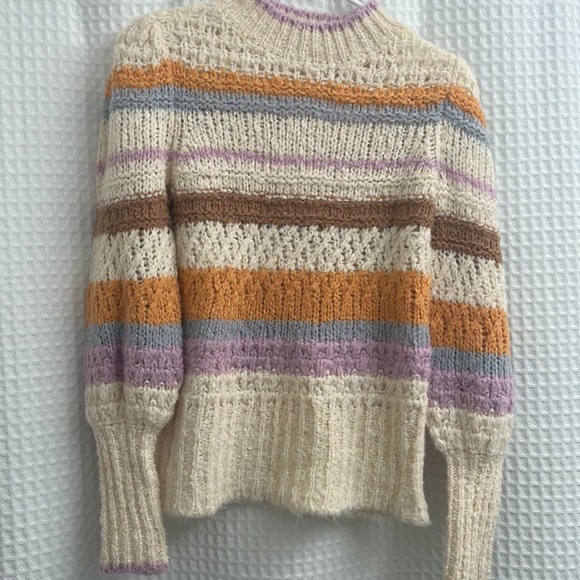 Rebecca Taylor Fluffy stripe sweater